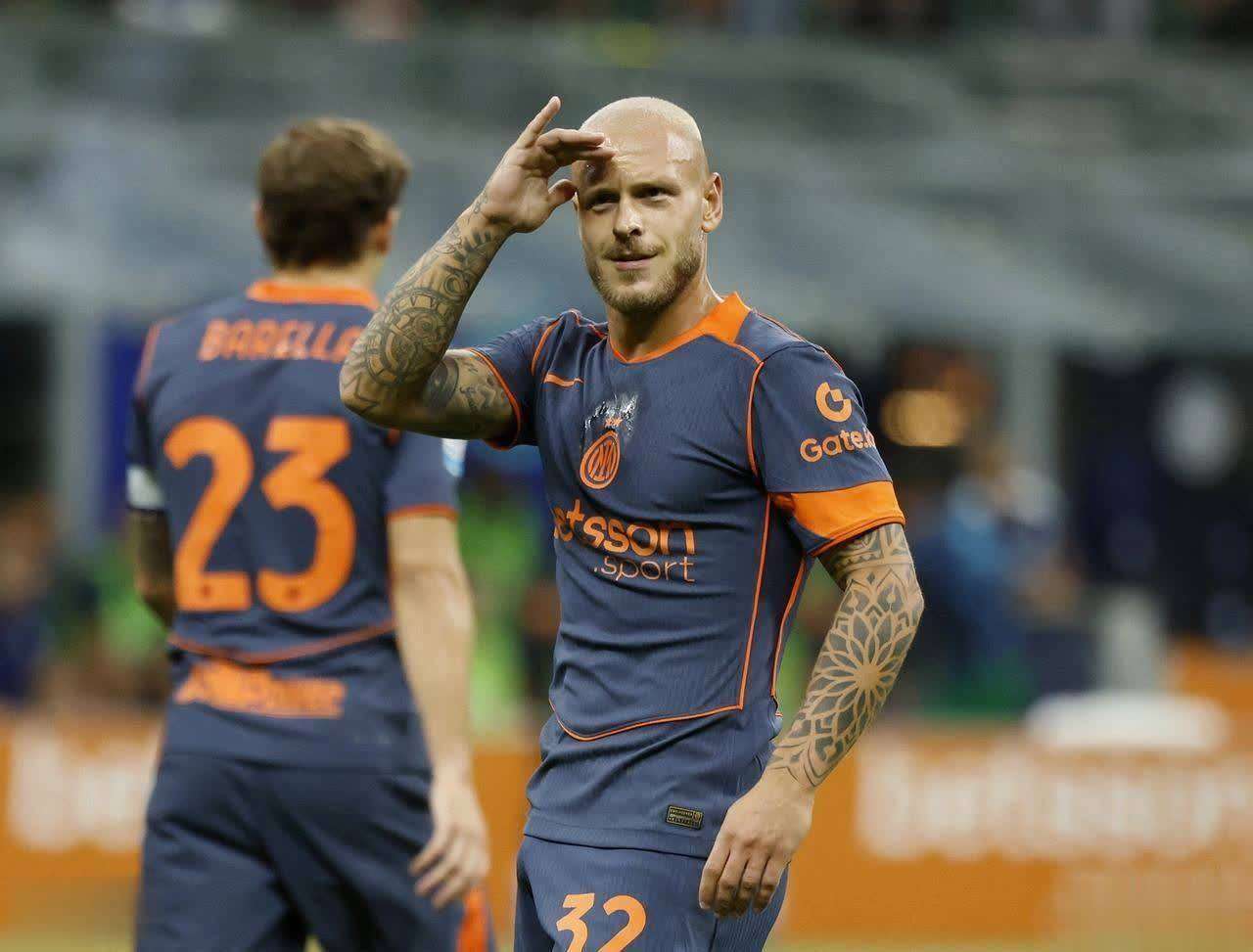 2-1！迪马尔科“亮剑”，国米终结2连败一夜杀进意甲前十